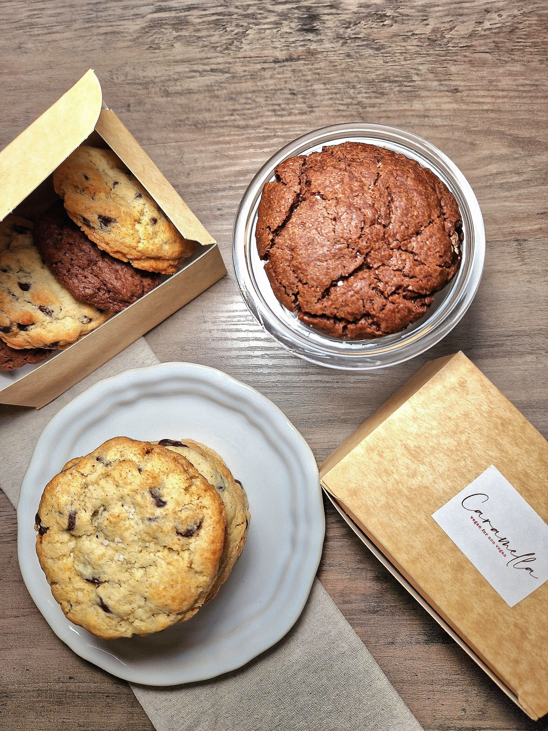productos de pasteleria vegana natural
